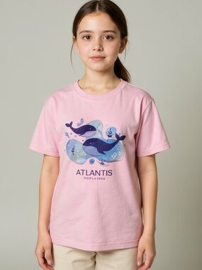 Atlantis Hotel Dubai Kids Pink T-Shirt (size 9-11)